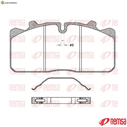 Brake pad set - , jca