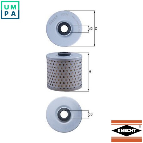 Fuel filter for - filter, kx