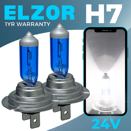 24v xenon white - h7,