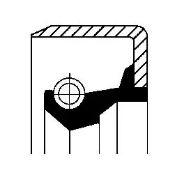 Gearbox shaft seal nbr - shaft,