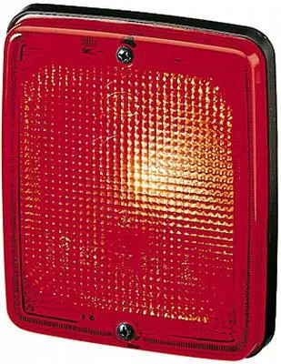 Glass rear lamp - lens, 9el