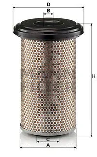 Air filter insert - filter, 20