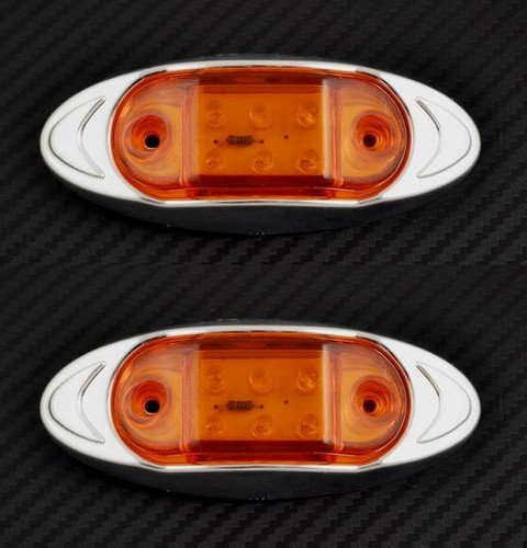 Led amber side chrome - amber,