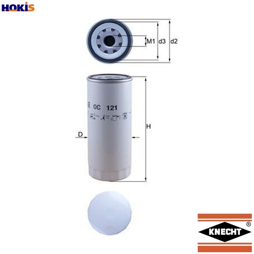 Oil filter 121 for - filter,