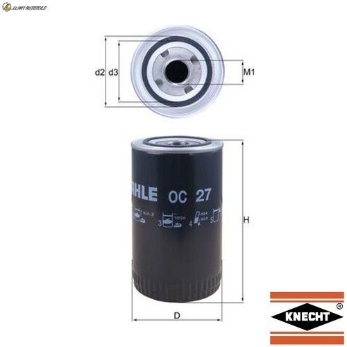 Oil filter for - oil, 27