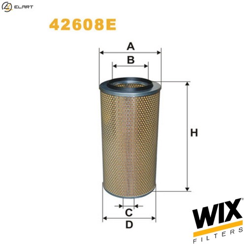 Air filter 42608e for - filter,