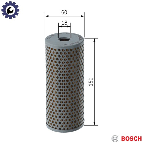 Hydraulic filter steering - filter, f