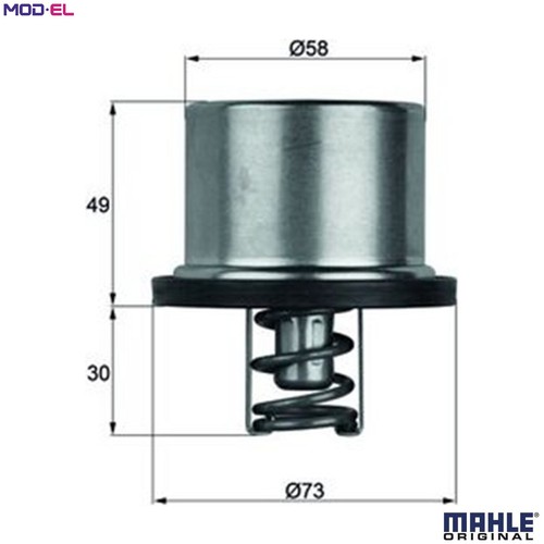Thermostat coolant thd 79 - thermostat,