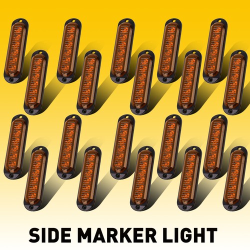 20x orange amber side - orange, 6