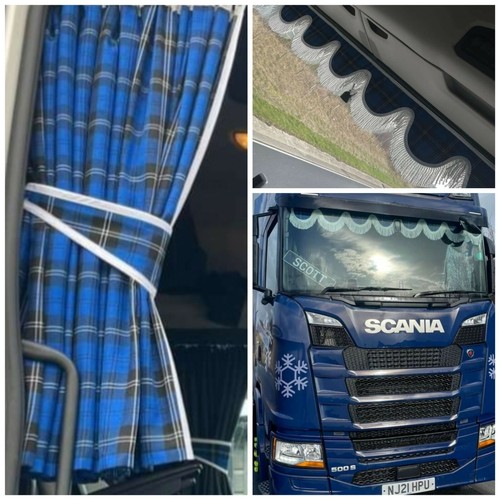 Truck curtains pelmet - truck,