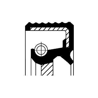 Corteco 49371021 shaft seal - 49371021,