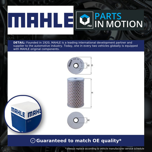 Hydraulic oil filter - oil, fits