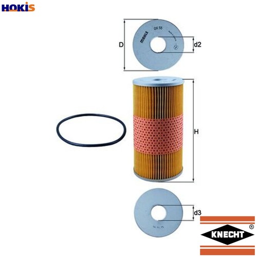 Oil filter 55d for - filter, ox